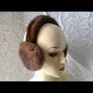 100% Genuine Full ✨Mink✨ Fur Ear Muffs